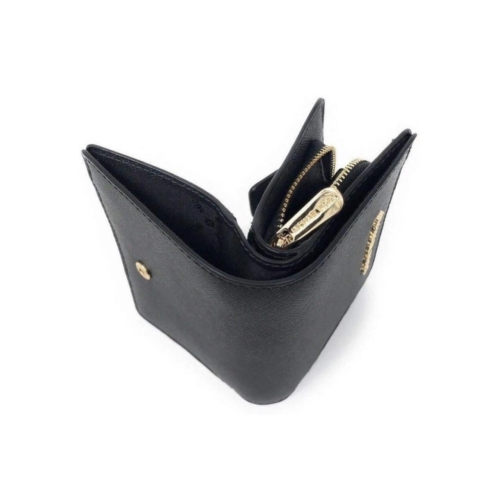 Michael Kors Black Card Holder with Gold Logo - Picture 4 of 7